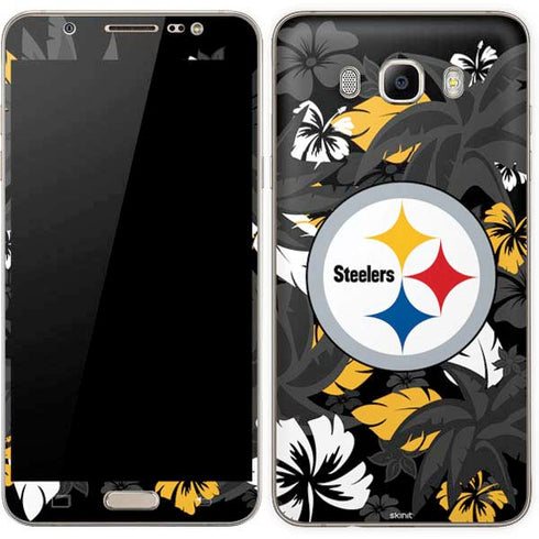 NFL Pittsburgh Steelers Tropical Print Galaxy J7 Skin