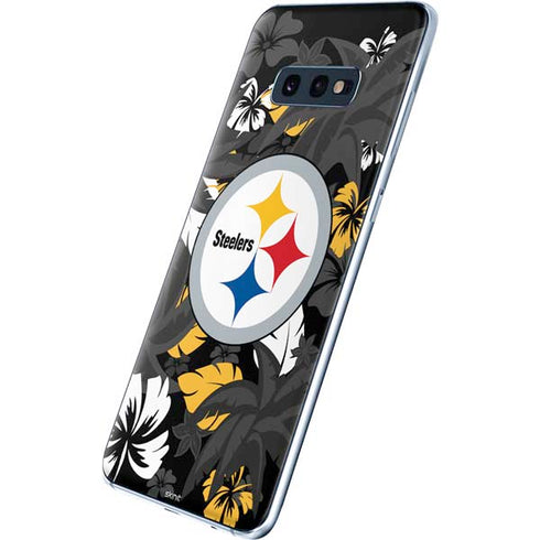 NFL Pittsburgh Steelers Tropical Print Galaxy S10e Skin