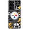 NFL Pittsburgh Steelers Tropical Print Galaxy S21 Ultra 5G Clear Case