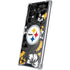 NFL Pittsburgh Steelers Tropical Print Galaxy S22 Ultra Clear Case