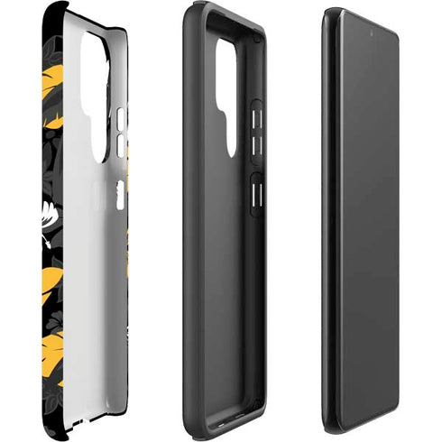 NFL Pittsburgh Steelers Tropical Print Galaxy S22 Ultra Pro Case