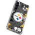 NFL Pittsburgh Steelers Tropical Print Galaxy S23 FE Clear Case