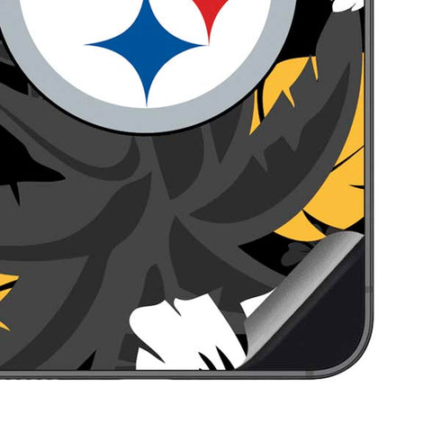 NFL Pittsburgh Steelers Tropical Print Galaxy S23 FE Skin