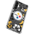 NFL Pittsburgh Steelers Tropical Print Galaxy S23 Plus Clear Case
