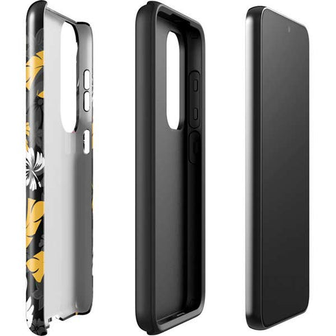NFL Pittsburgh Steelers Tropical Print Galaxy S23 Plus Pro Case
