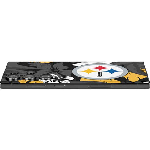 NFL Pittsburgh Steelers Tropical Print Galaxy S23 Ultra Skin