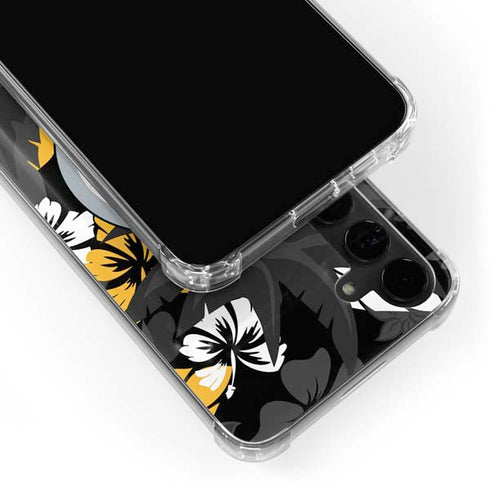 NFL Pittsburgh Steelers Tropical Print Galaxy S24 Plus Clear Case