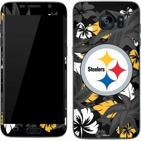 NFL Pittsburgh Steelers Tropical Print Galaxy S7 Skin