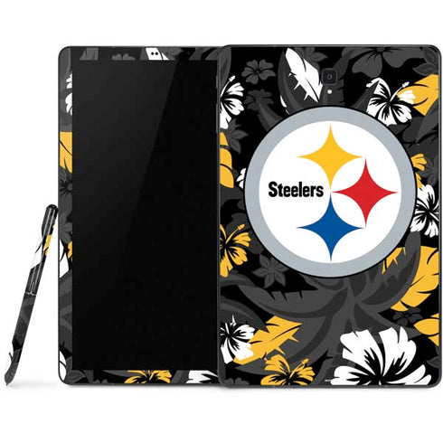 NFL Pittsburgh Steelers Tropical Print Samsung Galaxy Tab Skin