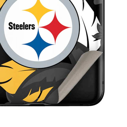NFL Pittsburgh Steelers Tropical Print Galaxy Z Flip Skin