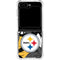 NFL Pittsburgh Steelers Tropical Print Galaxy Z Flip5 5G Clear Case