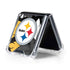 NFL Pittsburgh Steelers Tropical Print Galaxy Z Flip5 5G Clear Case