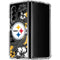 NFL Pittsburgh Steelers Tropical Print Galaxy Z Fold4 5G Clear Case