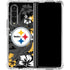 NFL Pittsburgh Steelers Tropical Print Galaxy Z Fold4 5G Clear Case