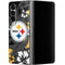 NFL Pittsburgh Steelers Tropical Print Galaxy Z Fold4 5G Skin