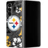 NFL Pittsburgh Steelers Tropical Print Galaxy Z Fold4 5G Skin