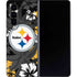 NFL Pittsburgh Steelers Tropical Print Galaxy Z Fold4 5G Skin