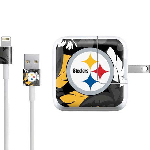 NFL Pittsburgh Steelers Tropical Print iPad Charger (10W USB) Skin