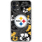 NFL Pittsburgh Steelers Tropical Print iPhone 11 Clear Case