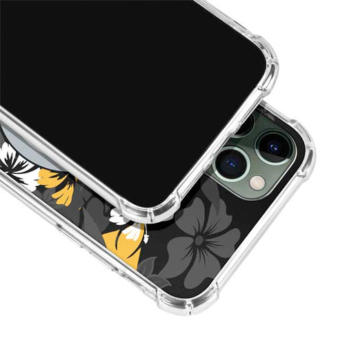 NFL Pittsburgh Steelers Tropical Print iPhone 11 Pro Max Clear Case