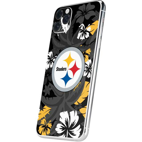 NFL Pittsburgh Steelers Tropical Print iPhone 11 Pro Max Skin