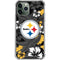 NFL Pittsburgh Steelers Tropical Print iPhone 12 Pro Clear Case