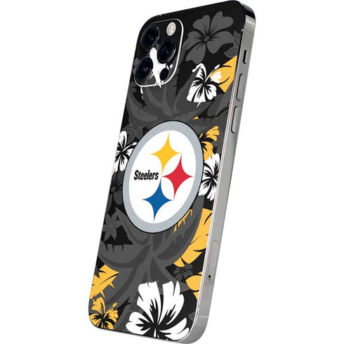 NFL Pittsburgh Steelers Tropical Print iPhone 12 Pro Max Skin