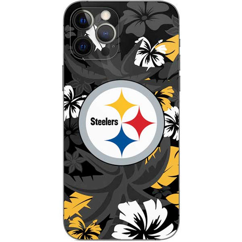 NFL Pittsburgh Steelers Tropical Print iPhone 12 Pro Skin