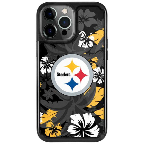 NFL Pittsburgh Steelers Tropical Print iPhone 13 Pro Cargo Case