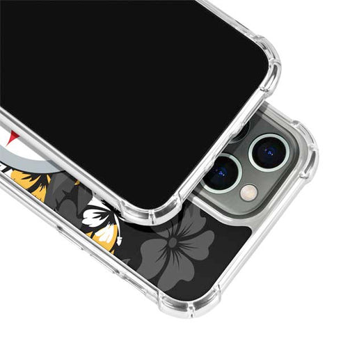 NFL Pittsburgh Steelers Tropical Print iPhone 13 Pro Clear Case