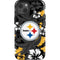 NFL Pittsburgh Steelers Tropical Print iPhone 14 Impact Case
