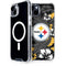 NFL Pittsburgh Steelers Tropical Print iPhone 14 Plus MagSafe Case