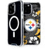 NFL Pittsburgh Steelers Tropical Print iPhone 15 Pro Max MagSafe Case