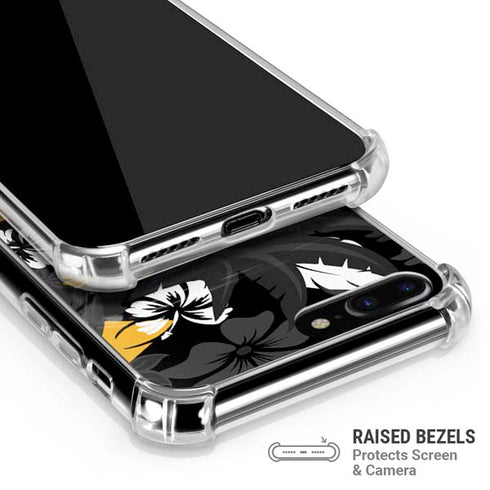NFL Pittsburgh Steelers Tropical Print iPhone 7/8 Plus Clear Case
