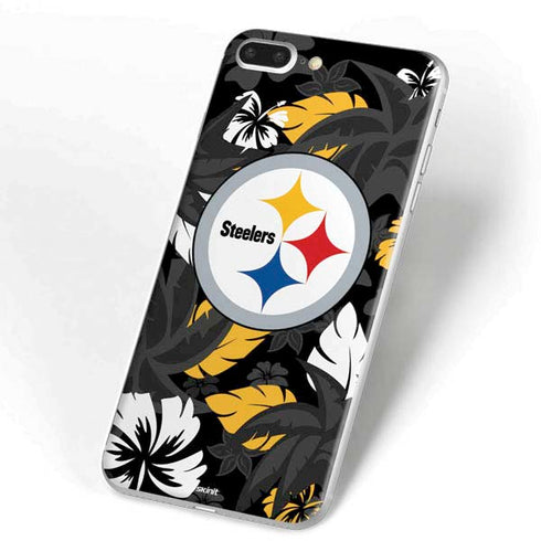 NFL Pittsburgh Steelers Tropical Print iPhone 7 Plus Skin