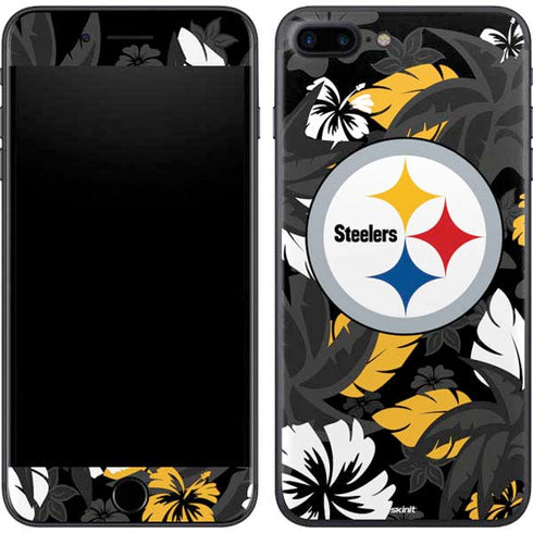 NFL Pittsburgh Steelers Tropical Print iPhone 8 Plus Skin