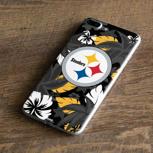 NFL Pittsburgh Steelers Tropical Print iPhone 8 Plus Skin