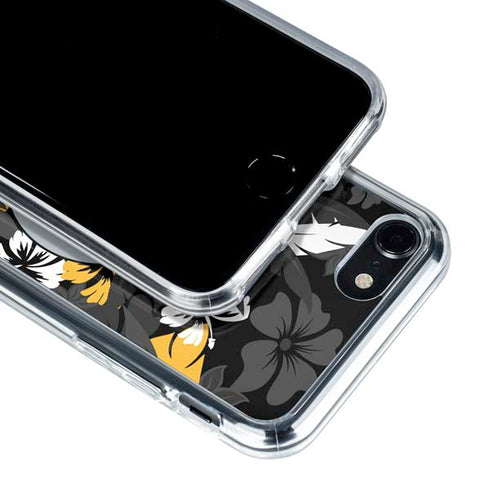 NFL Pittsburgh Steelers Tropical Print iPhone SE (2nd & 3rd Gen) Clear Case