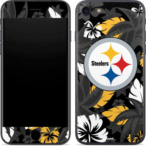 NFL Pittsburgh Steelers Tropical Print iPhone SE (2nd & 3rd Gen) Skin