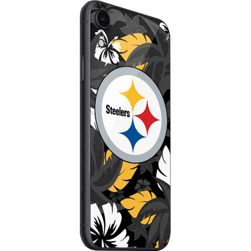 NFL Pittsburgh Steelers Tropical Print iPhone SE (2nd & 3rd Gen) Skin