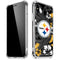 NFL Pittsburgh Steelers Tropical Print iPhone X/XS Clear Case