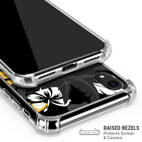 NFL Pittsburgh Steelers Tropical Print iPhone XR Clear Case