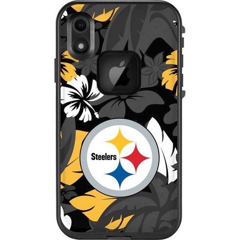 NFL Pittsburgh Steelers Tropical Print LifeProof Fre iPhone Skin