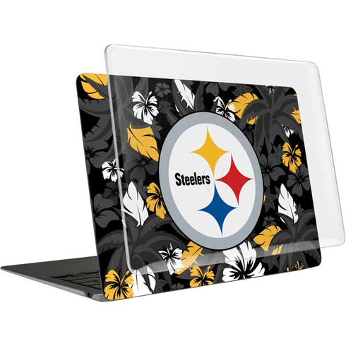 NFL Pittsburgh Steelers Tropical Print MacBook Air 13in M1 (2021) Case plus Skin