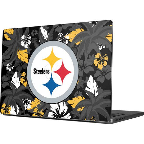 NFL Pittsburgh Steelers Tropical Print MacBook Pro 14in (2021-24) Skin