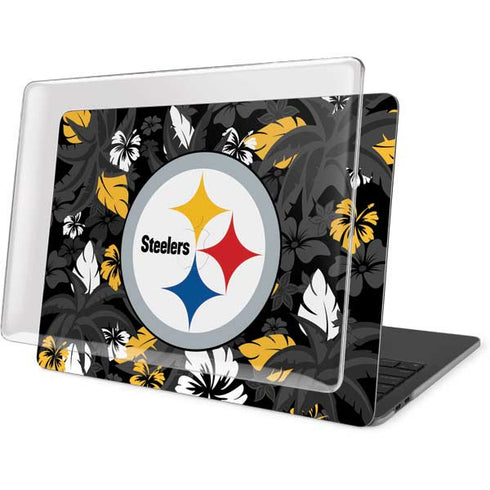 NFL Pittsburgh Steelers Tropical Print MacBook Pro 15in (2016-19) Case plus Skin