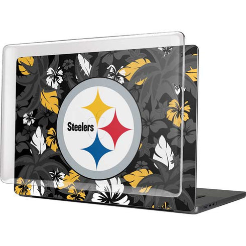 NFL Pittsburgh Steelers Tropical Print MacBook Pro 16in (2021-25) Case plus Skin