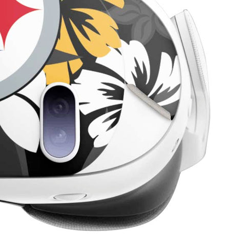 NFL Pittsburgh Steelers Tropical Print Meta Quest 3 Skin