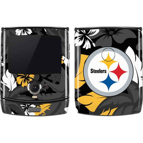 NFL Pittsburgh Steelers Tropical Print Motorola RAZR Skin