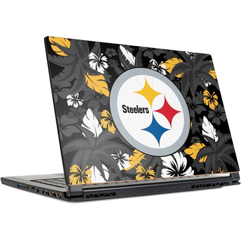 NFL Pittsburgh Steelers Tropical Print MSI GS65 Stealth Laptop Skin